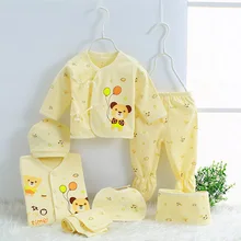 Newborn baby clothing sets baby girls boys clothes Hot new Brand baby gift infant cotton Cartoon underwear (5pcs/set) (7pcs/set)