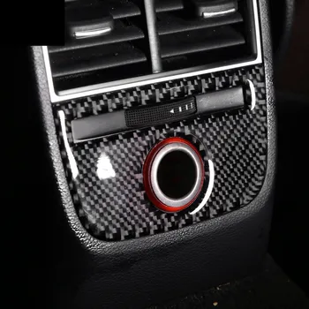 

Car Styling Carbon Fiber Cigarette Lighter Panel Trim For Audi A3 8V Console Navigation Gear Storage Box Decoration Stickers