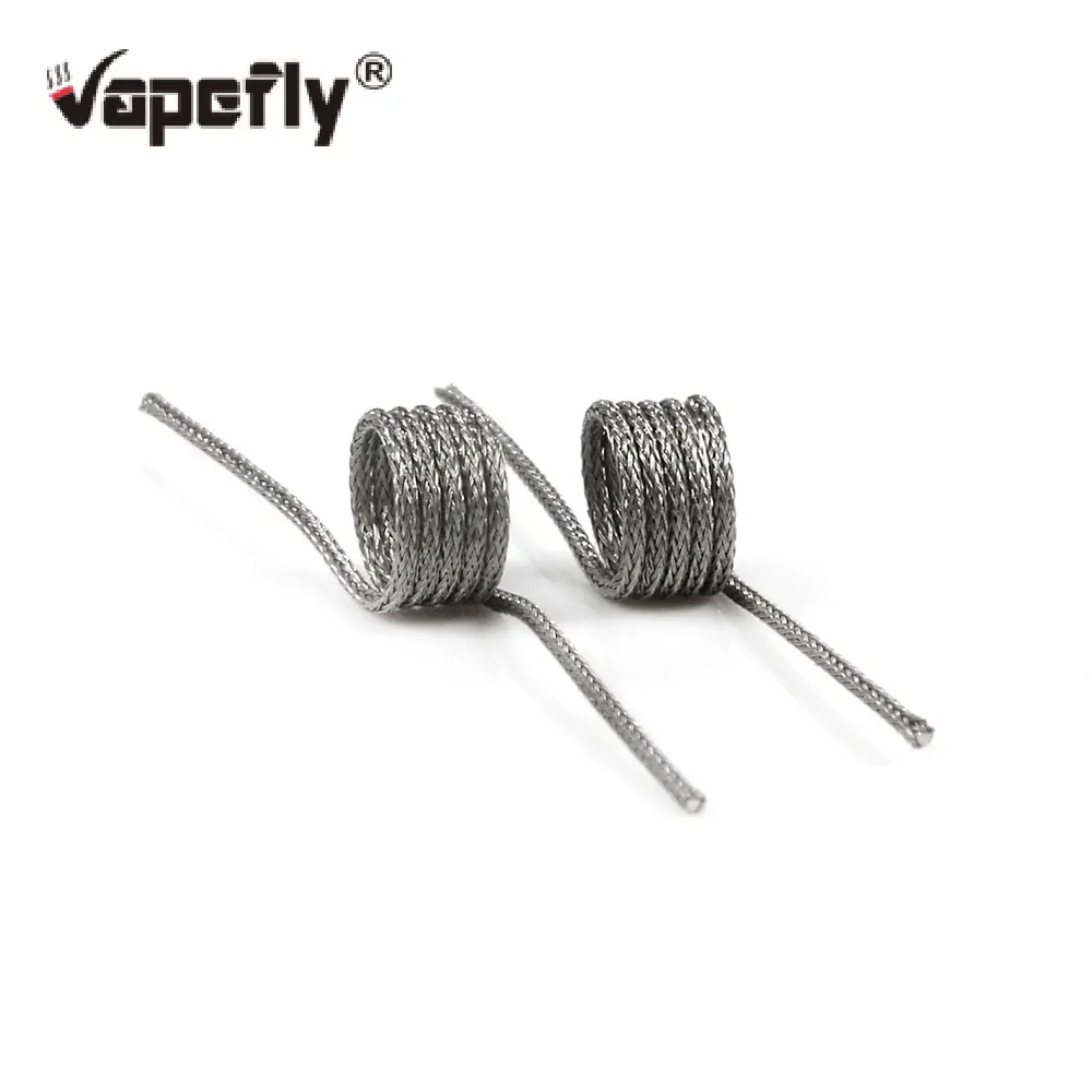 Оригинальный 2 шт. Vapefly Ni80 предварительно построил катушки 0.5ohm сопротивление для галактики RDA танк распылителя E-сигареты Vape Core глава