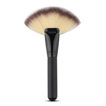 

Black Large Fan Brush Blush Brush Foundation Brush Beauty Makeup Tool