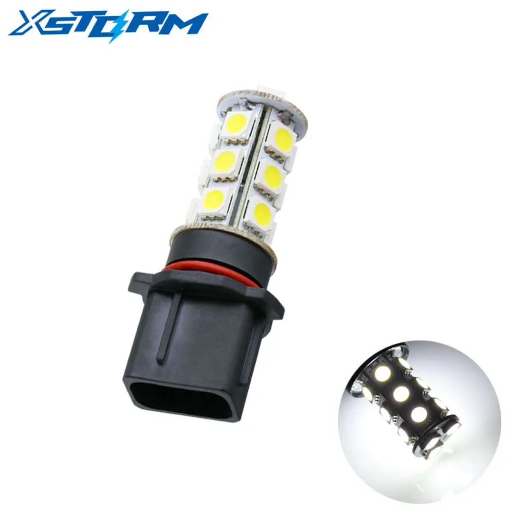 2 шт. P13W 18 SMD 5050 Чистый Белый DRL Противотуманные фары светодиодный автомобиль лампа авто светодиодный лампы автомобиля светильник источник 12V 6000 К Глава лампы