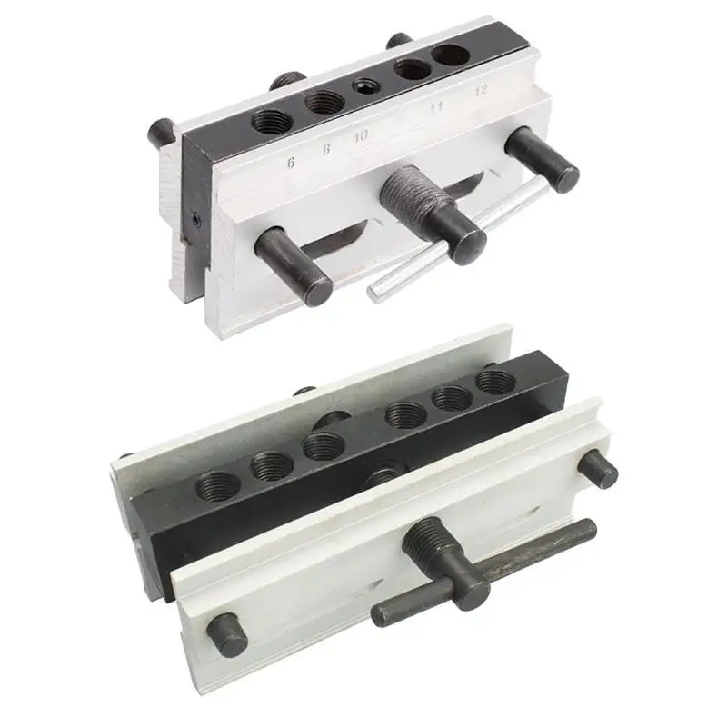 

Woodworking Metal Vertical Hole Jig Kit Drill Wood Drilling Doweling Jig
