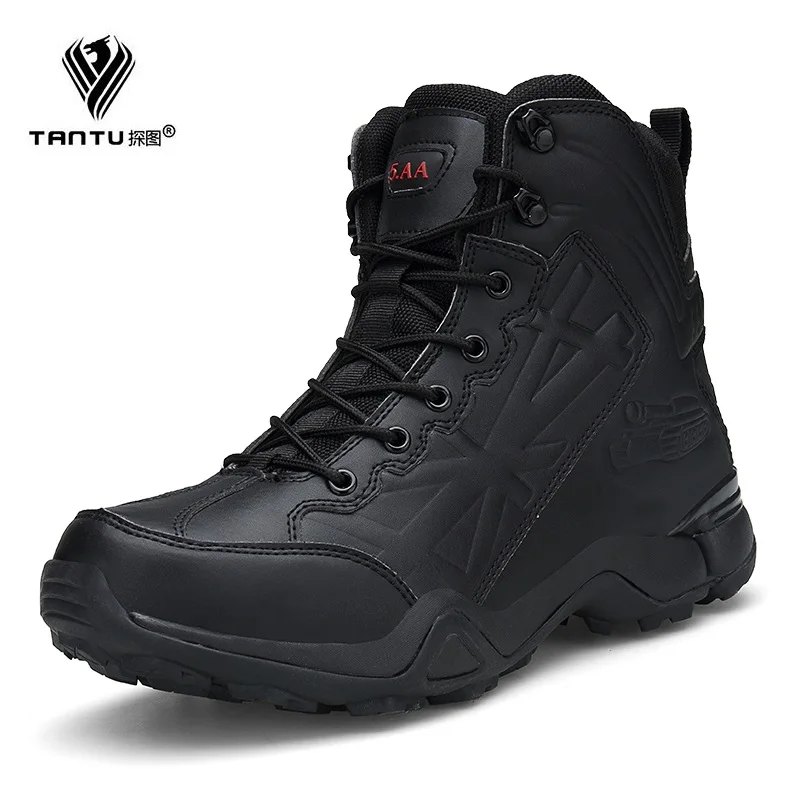

TANTU Mountain Military Tactical Boot Hiking Boots Men Waterproof Wear-resistant Army Sport Hunting Boot