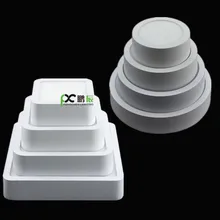 1 шт. светодиодный светильник 6 Вт 9 Вт 12 Вт 18 Вт 24 Вт поверхностный светодиодный потолочный светильник AC85-265V круглый квадратный светодиодный потолочный светильник