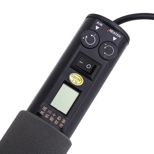 1 PC 220V 450W LCD Adjustable Electronic Heat Hot Air Gun Desoldering Soldering Station IC SMD BGA Pistola de aire caliente