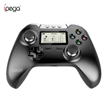 iPEGA PG-9063 Android Gamepad Wireless Bluetooth Game Controller with Telescopic Holder Display Screen for Android IOS Phone PC