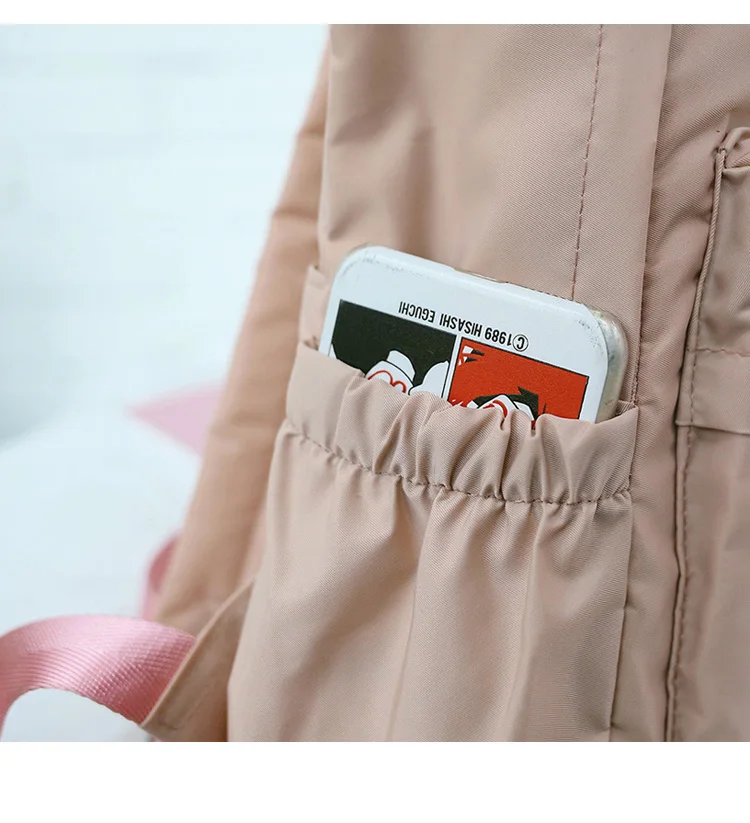 Menghuo 2018 New Preppy Style Fashion Embroidery Ladies Backpack Nylon High Quality Women School Shoulder Bag for Girls Youth2_33