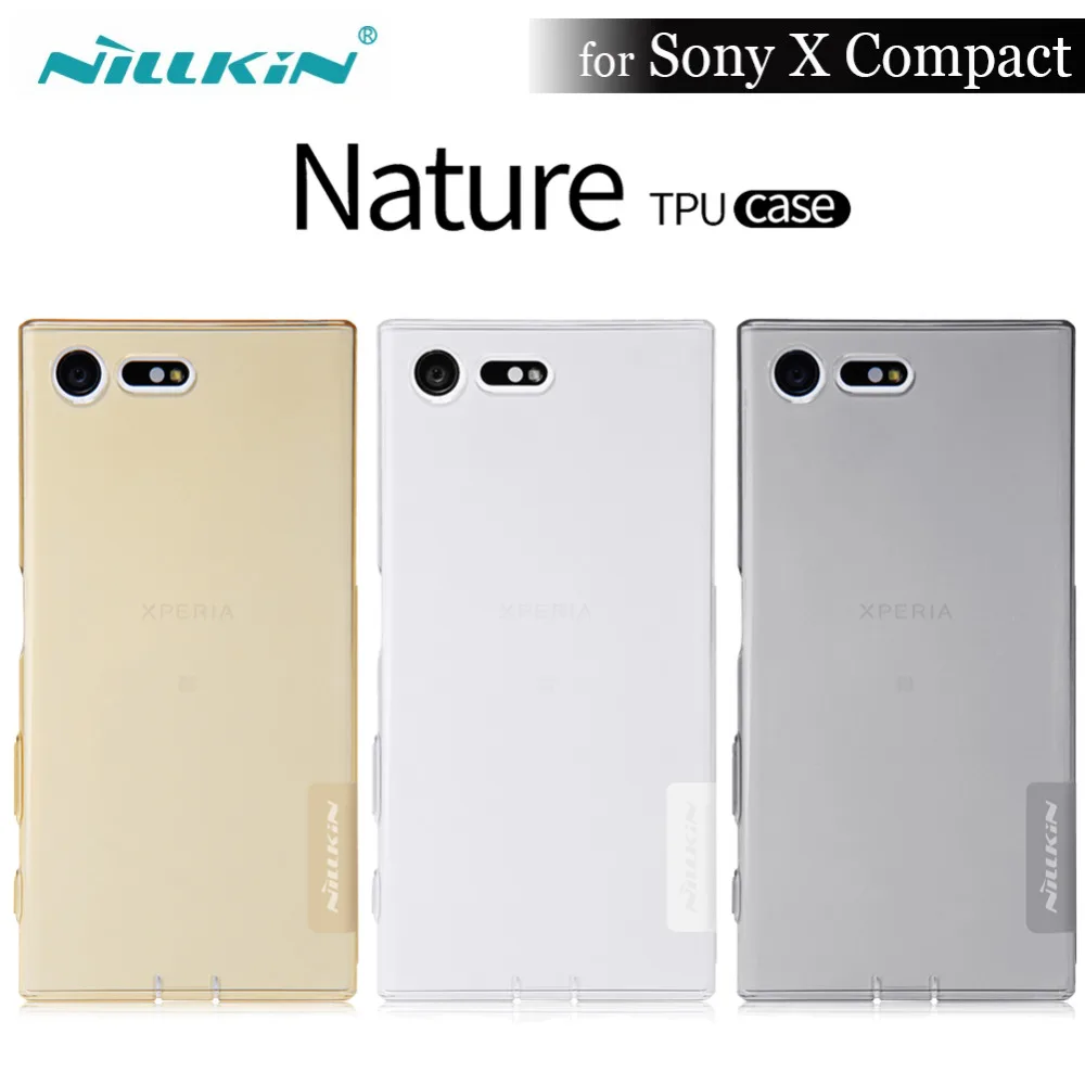 

NILLKIN Ultra Thin Transparent Nature TPU Case For Sony Xperia X Compact NILKIN Clear TPU Soft Back cover for Sony Xperia X mini