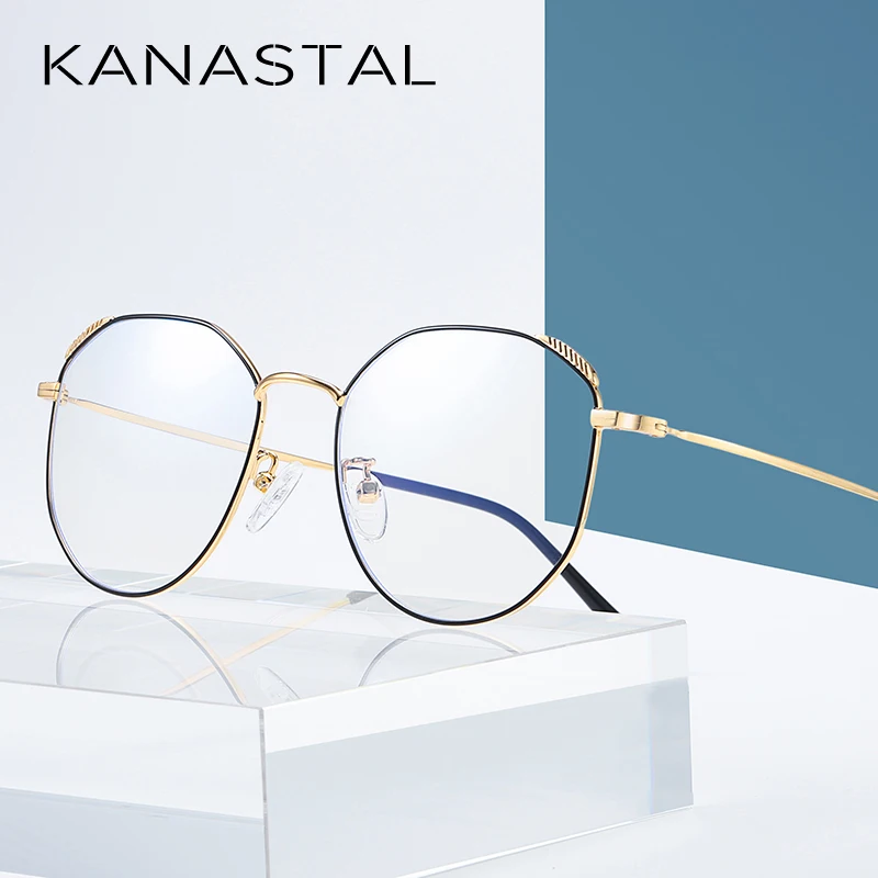 

KANASTAL Computer Anti Blue Ray Glasses Anti Blue Light Eyeglasses Optical Eye Spectacle Gaming Eyewear Anti Fatigue 1906