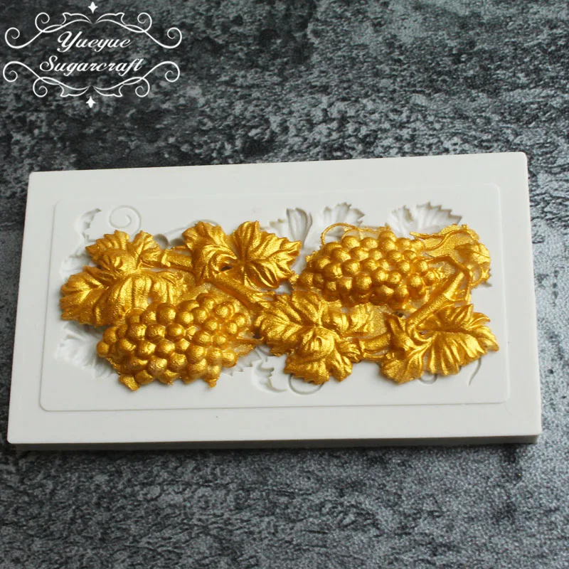 

Yueyue Sugarcraft Grape Silicone mold fondant mold cake decorating tools chocolate gumpaste mold