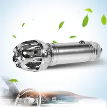Мини автоматический ионный очиститель воздуха, качественный освежитель воздуха для автомобиля, кислородный стержень серебристого цвета, светодиодный светильник для автомобиля