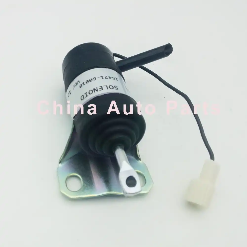 12V Fuel Stop Shutdown Solenoid 15471-60010 052600-1001 052600-1000 for Kubota KX161-2 V2203 KX101 KX151