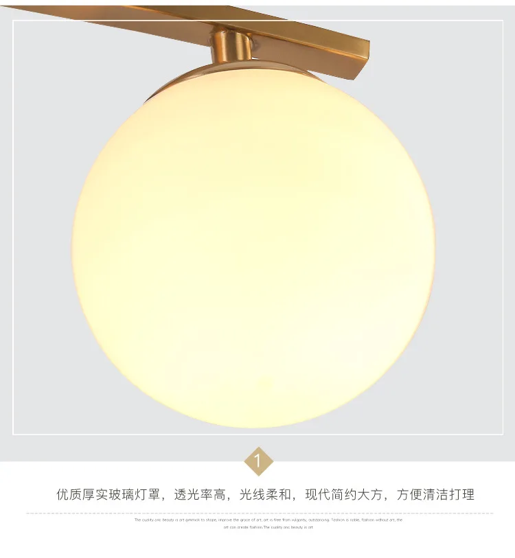 Постмодерн узкая люстра потолок Гостиная Спальня Американский Hanglamp исследование молочное стекло крышку Железо Led