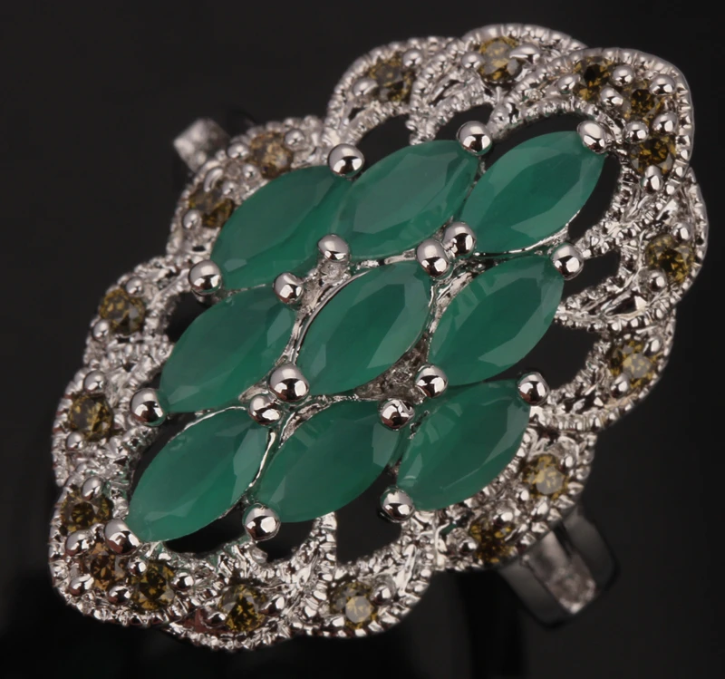 

Fetching Gems Green Olive Peridot 925 Sterling Silver Jewelry Ring Size 6 / 7 / 8 / 9 S0213