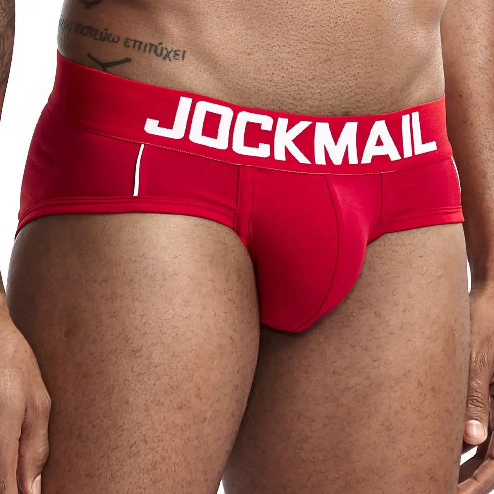 Трусы бикини JOCKMAIL мужские пикантное нижнее белье хлопковые трусы слипы джоки
