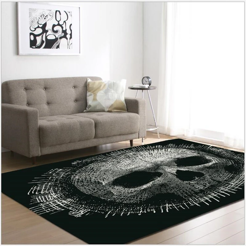 AOVOLL Shanto коврики с черепом для современной гостиной спальни ковры ковер для детской комнаты коврики противоскользящие и против морщин