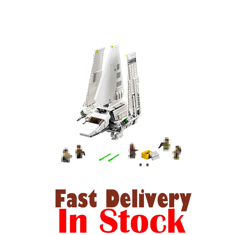 

LEPIN 05057 Star Imperial Shuttle Tydirium Wars Building Blocks Bricks Enlighten Toys DIY For Kids Model Compatible with 75094