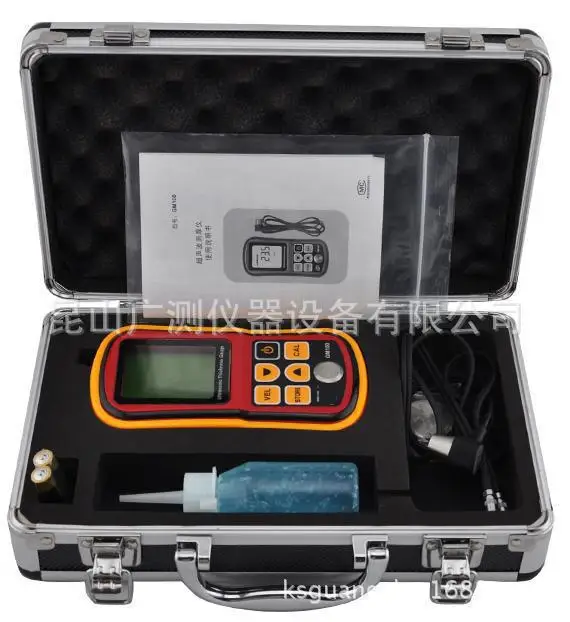 GM100 digital display metal hand held thickness gauge ultrasonic