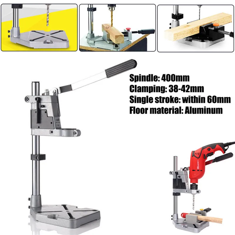 Универсальный электрический сверлильный станок, подставка для сверла, стол для сверла с тяжелой рамкой и литым металлическим основанием