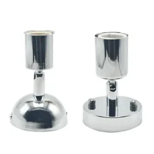 E27 потолочный светильник гнездо металлическое покрытие 180 градусов Поворот фитинг 250 в античный Лофт держатель лампы светодиодные лампы Люстра лампы основания