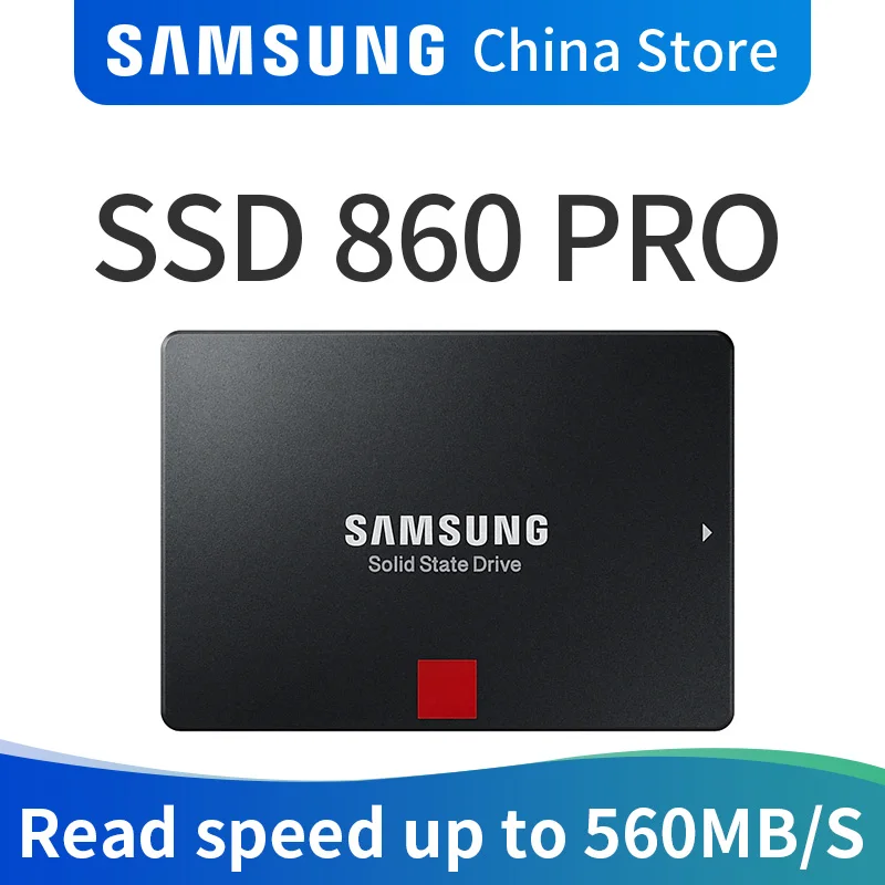 SAMSUNG SSD 860 PRO 256 ГБ 512 Внутренний твердотельный жесткий диск HDD жесткий диск SATA 3 2,5 HHD для ноутбука, настольного компьютера, ПК, 1 ТБ 2 ТБ 4 ТБ