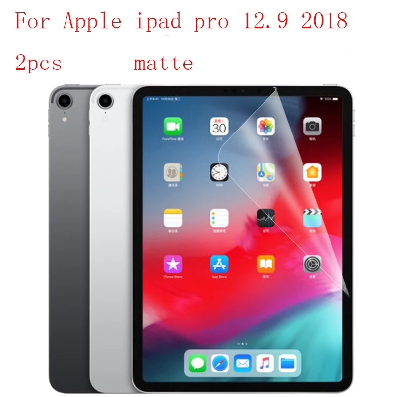 Антибликовая Новинка HD прозрачная защитная пленка для экрана для Apple iPad Pro 12,9 Защитная 2 шт в 1 упаковке