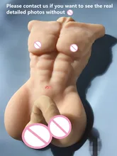 Sex Doll for Women,Muscle Man Body with Hard Long Cock,Penis for Girls,female Masturbator Realistic Body Shape Sex Doll