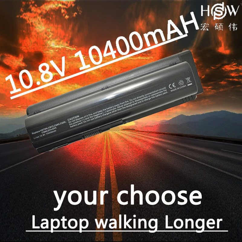 Аккумулятор HSW для ноутбука HP Pavilion DV4 DV5 DV6 12 ячеек батарея с ячейками HSTNN 1 2 5