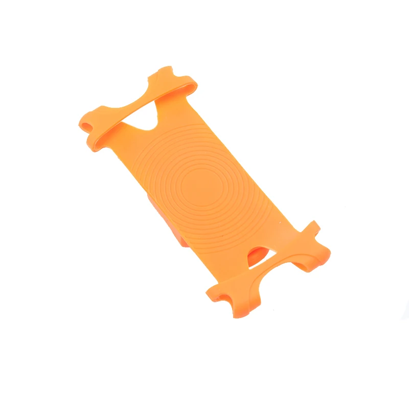 Велосипедный спорт телефон подножка; алюминиевый сплав резиновая вращение руля кронштейн для велосипеда для мобильного телефона держатель для навигатора Поддержка - Цвет: Оранжевый