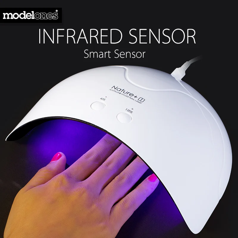 

Modelones Nature1 16W Smart Sensor UV Led Lamp Nail Dryer USB Cable Led Nail Lamp For All Types Polish 45s/120s UV Lamp Machine