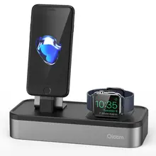 For Apple Watch Dock, 5-port USB Charger Stand For Apple Watch Series 3/2/1 /iPhone X /8 /8 Plus/ 7/ 7 Plus /6S 6 Charger Dock
