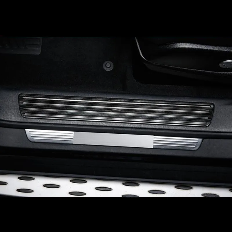 Stainless Steel Car Door Welcome Pedal Built in Threshold Strips Cover Trim For Mercedes Benz ML