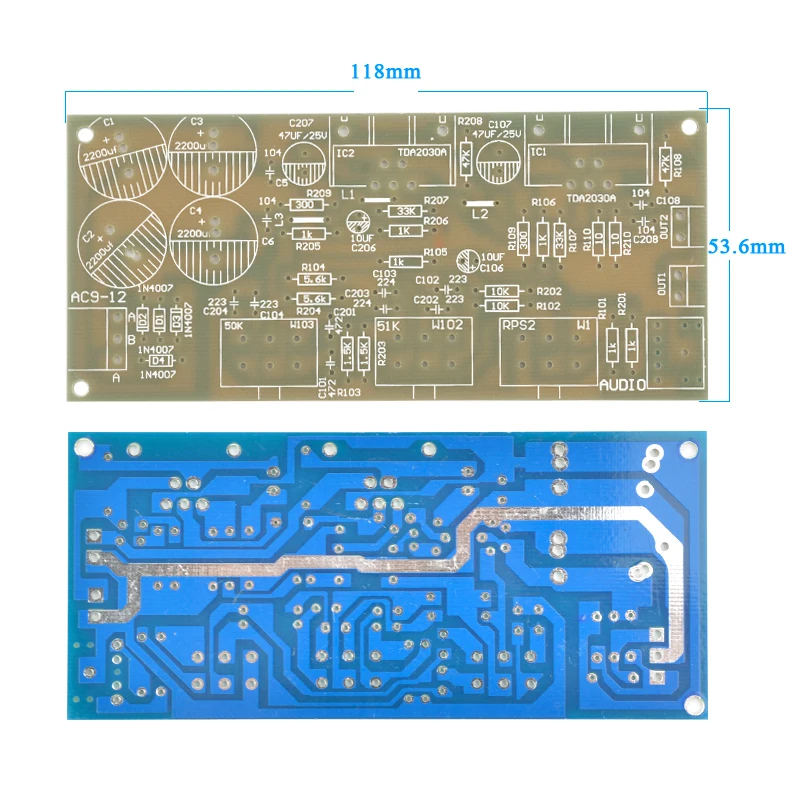 Двухканальный 2,0 18 Вт+ 18 Вт TDA2030A Hi-Fi стерео усилитель плата DIY наборы hifi Enjoy board Moduile