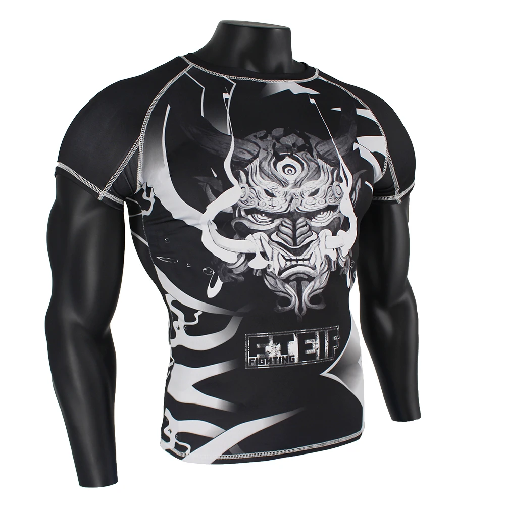 Футболка FTRIF tiger muay thai, Майки для бокса, tiger muay thai, Рашгард mma jiu jitsu, костюм для сауны, Рашгард mma, футболка king