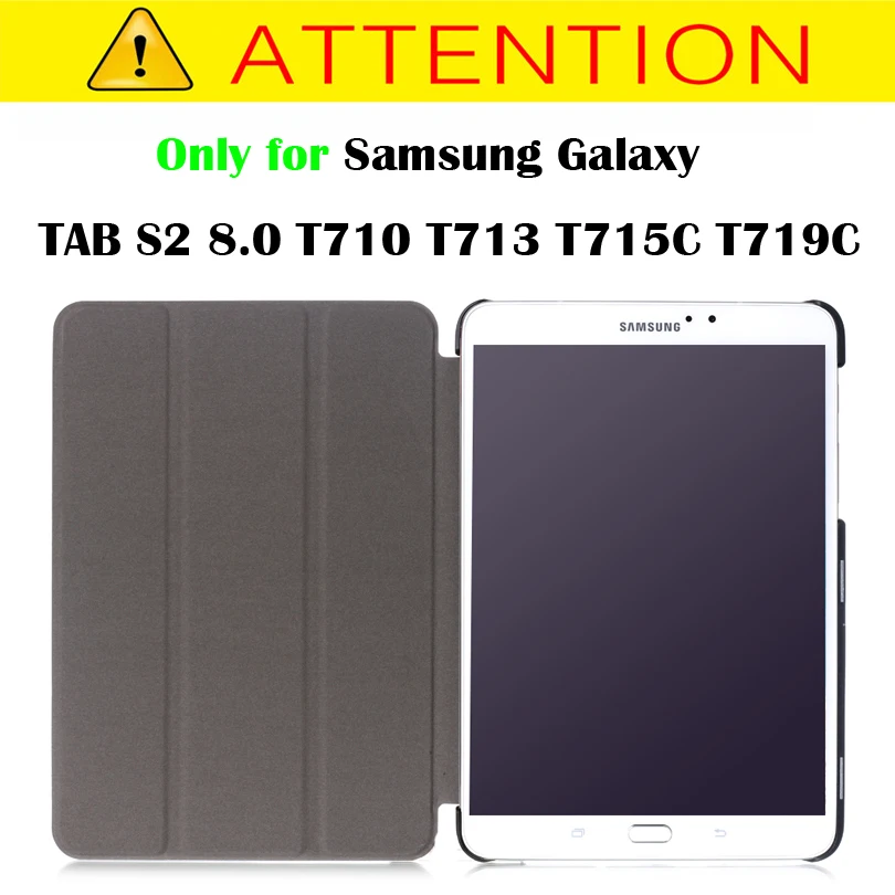 Ультратонкий чехол для samsung Galaxy Tab S2, 8, SM-T710, T713, T719, T715, 8 дюймов, подставка для планшета, чехол для samsung Galaxy Tab S2 8,0, чехол