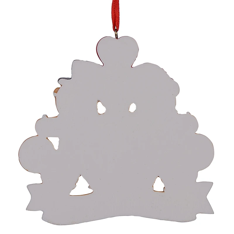 Wholesale Resin Gingerbread Family Of 3 Christmas Ornaments With Red Apple As Personalized Gifts For Holiday And Home Decor