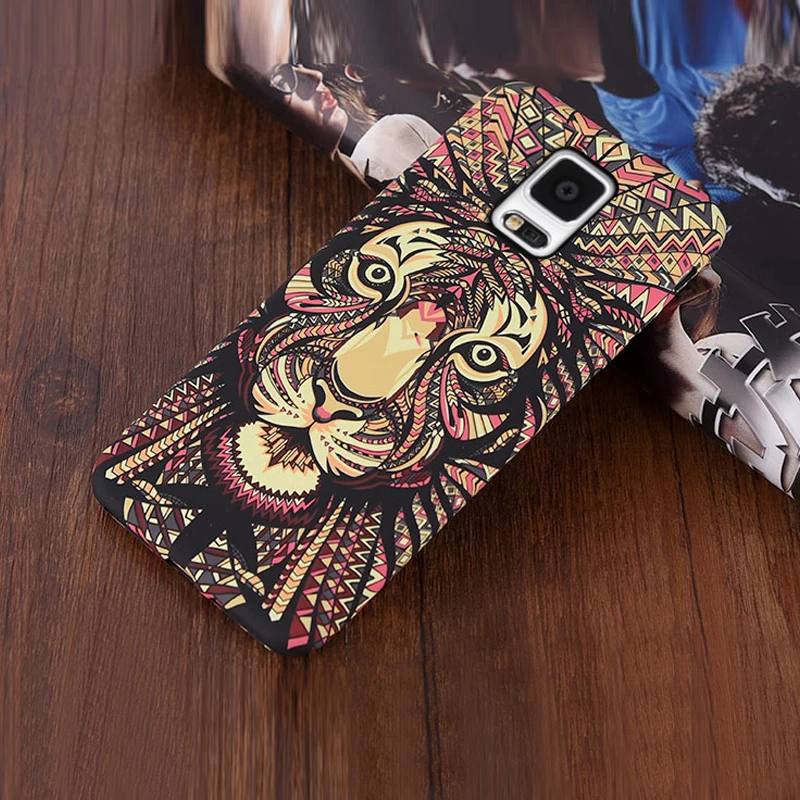 YonLinTan Coque чехол для Samsung Galaxy Note 3 4 5 мобильный телефон ночник слон тигр животное