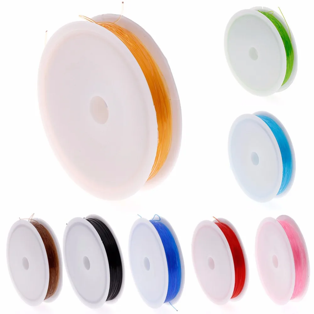 

Strong Crystal Soft Elastic Beading Line Cord Thread String For DIY Necklace Bracelet Jewelry Making Accessories #260107