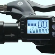 Спидометр батарея индикатор ЖК-дисплей с большим пальцем дроссельной заслонки переключения для электрический скутер велосипед MTB speedview 36v48v одометр