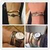 Simple Smooth Couple Jewelry Rose Gold Color Lover Bangle Plain Stainless Steel Bracelets & Bangles For Men Women Present 6