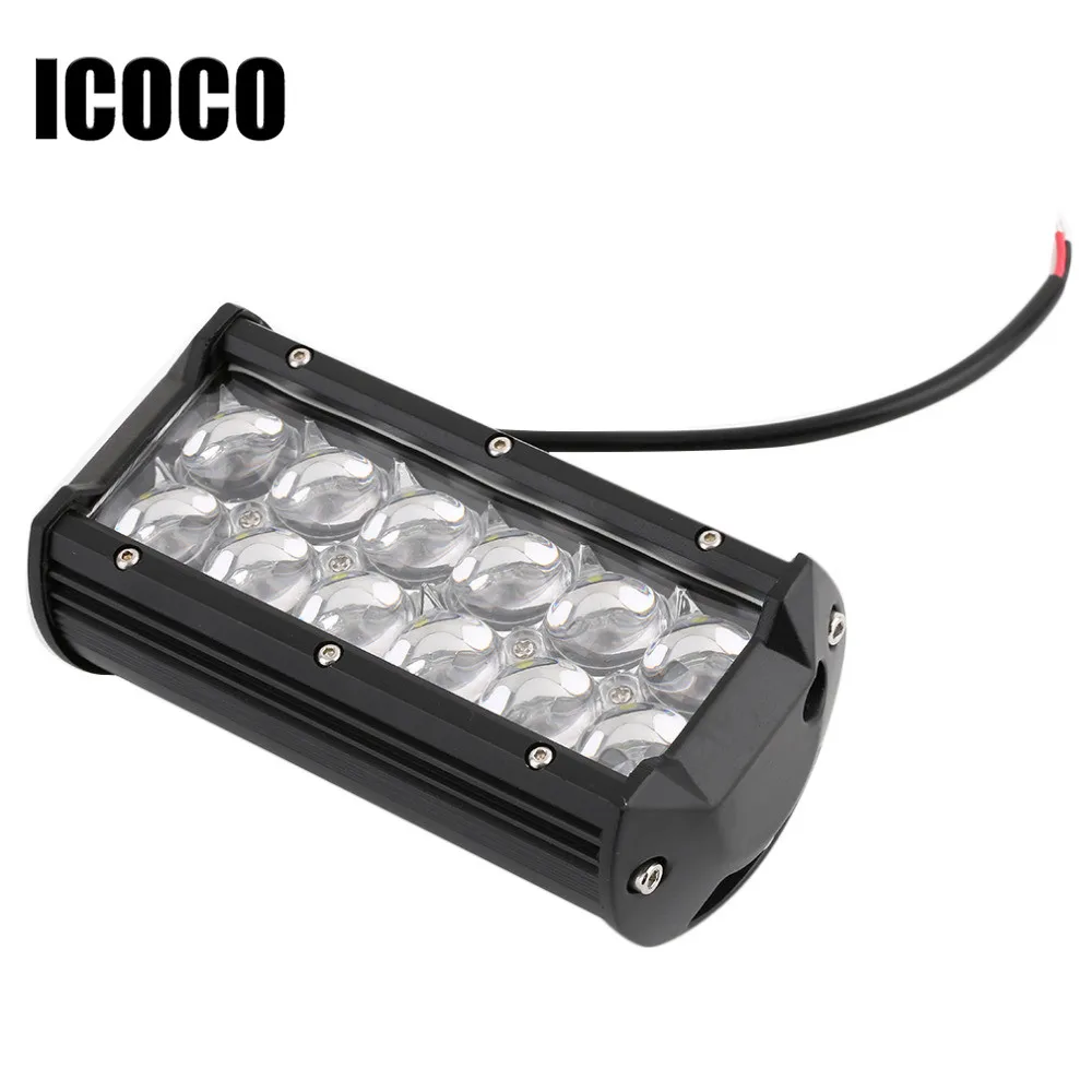 Icoco 1ピース7インチ5d atv 60ワットオフロード·ドライビングランプledライト