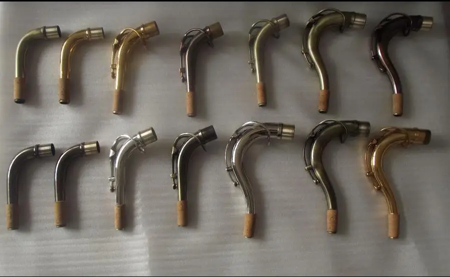 Excellence 14 pieces Alto and Tenor & Baritone saxophone neck Great