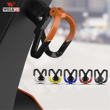 WOSAWE Multifunction Motorcycle Hook Luggage Helmet Hook Iron Claw Double Bottle Carry Holders With Screws Scooter Motocross