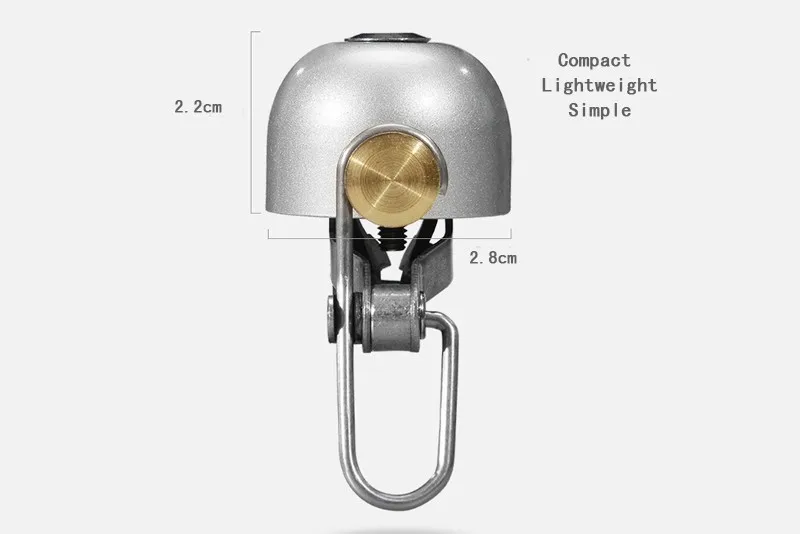 Классическая нержавеющей колокол Велоспорт рога велосипед Руль управления для мотоциклов колокол Рог четкий звук велосипед Рог Детская безопасность Аксессуары для велосипеда