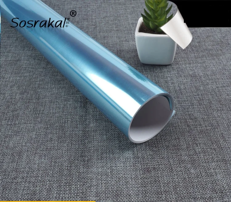 PET Зеркальная Наклейка фон для ванной комнаты DIY стикер на стену Защита окружающей среды самоклеящаяся декоративная пленка на окно