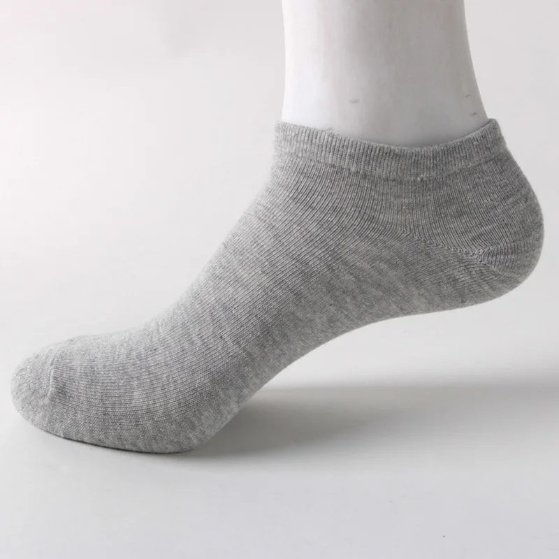 5 пар мужские безбортные носки весна лето осень впитывает пот хлопок черный чистый цвет Повседневные носки мужской дезодорант мода лодыжки Meias
