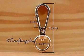 

Lobster Clasps Clips Claw purse hooks Swivel snap hook gold 1.3cm 8 Pcs CK96