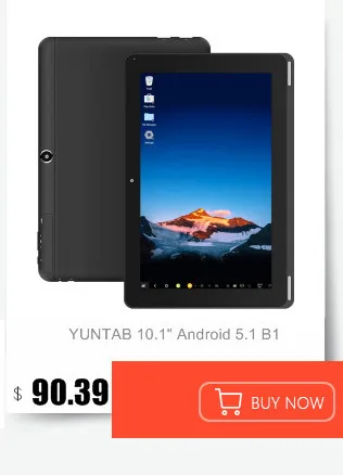 YUNTAB 10," Android 5,1 B102 четырехъядерный планшетный ПК с мини портом HDMI, 1280*800 ips сенсорный экран Двойная камера 6000 мАч батарея