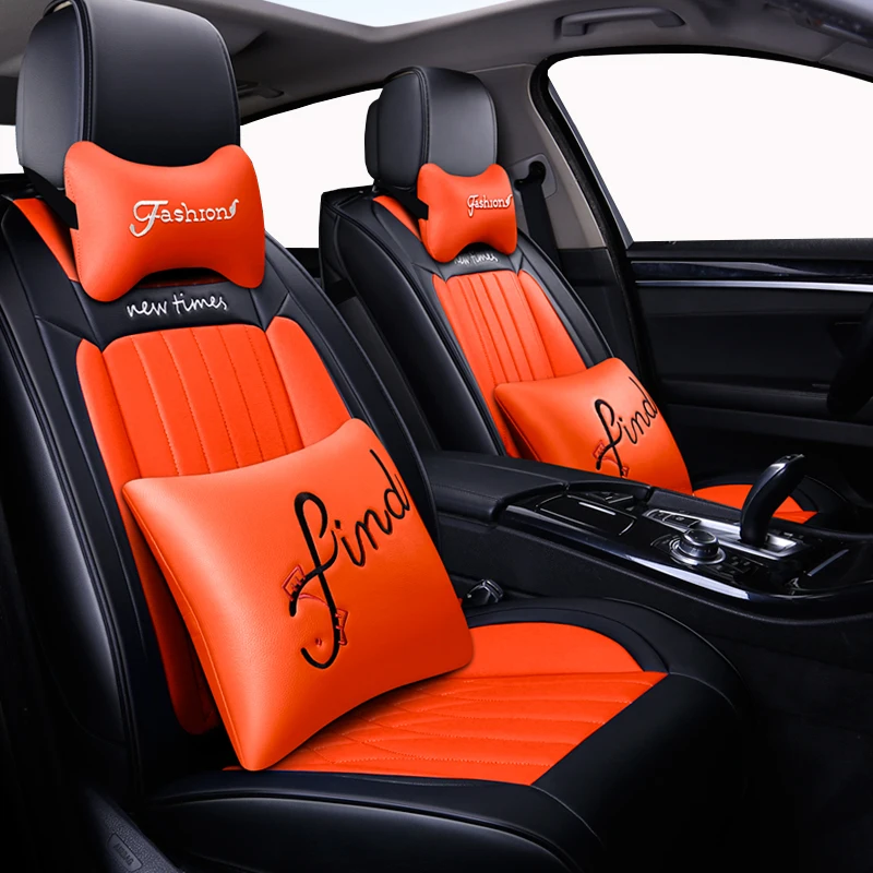 

Cartoon Leather car seat cover For Mercedes Benz A B C D E S series Vito Viano Sprinter Maybach CLA CLK car styling accessories