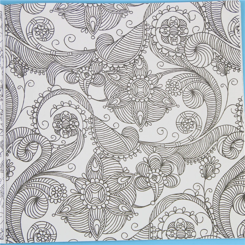 Coloring Book 1 Pcs 24 Pages English Wonderland Exploration for Adult